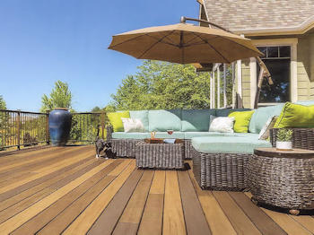 Composite decking boards offer a mid-range option from Security Fence Company, Red Lion, PA