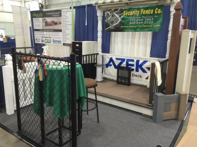 Visit the next trade show in your neighborhood and talk to the Security Fence Team to help plan your next outdor living project.