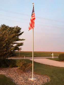Honor the U.S. with flags and flagpoles from Security Fence Company, Red Lion, PA